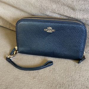 Coach Double Accordion Zip Wallet